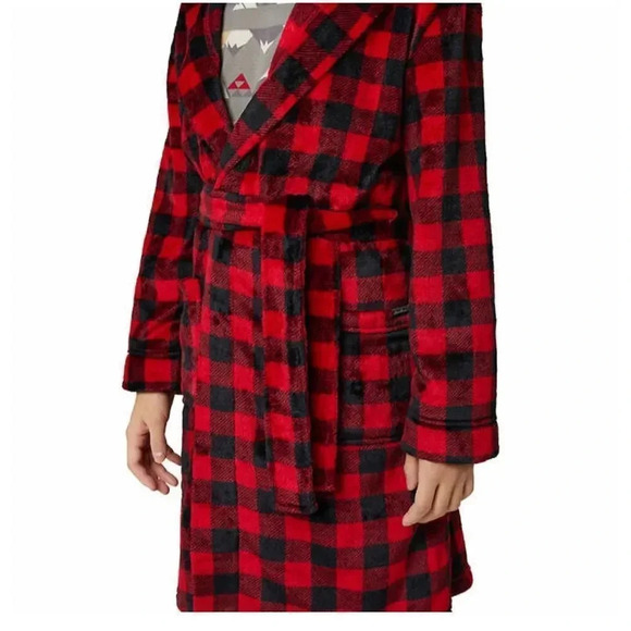 #3 Eddie Bauer Youth 3-piece Robe & Matching Pajamas Set Size Medium 10/12 - Picture 3 of 8